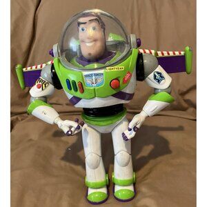 Disney Toy Story 12" Buzz Lightyear Talking Action Figure WORKS